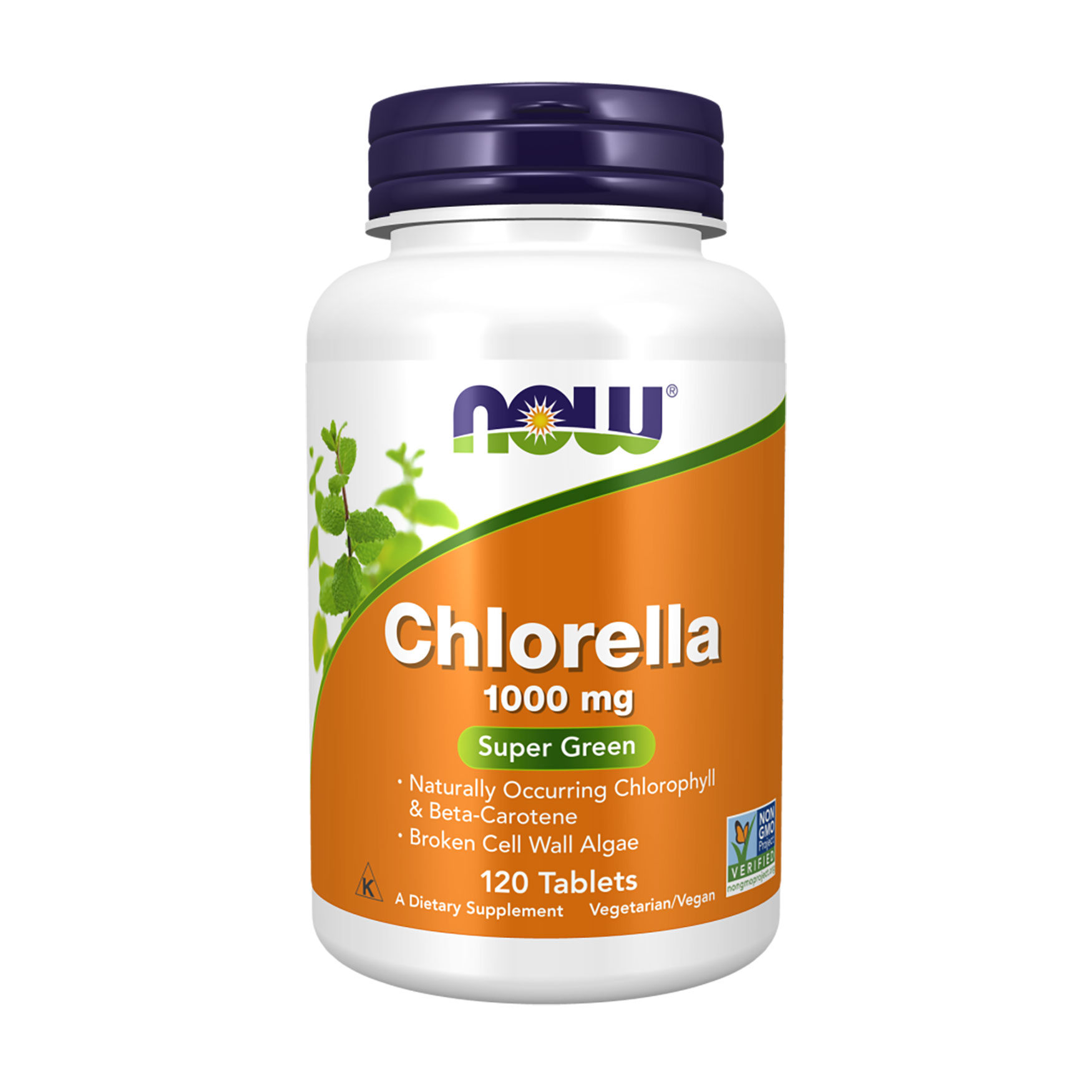 Хлорела NOW Foods Chlorella 1000 мг, 120 таблеток